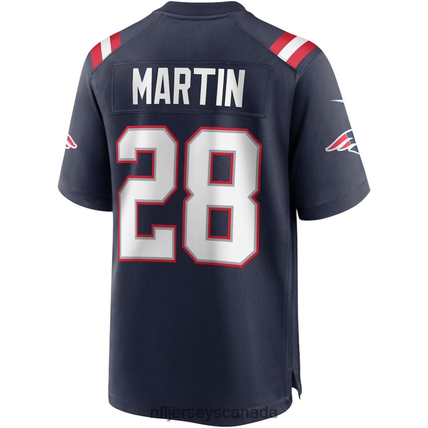 Men New England Patriots Curtis Martin Nike Navy Game Retired Player Jersey Clothing NFL TBXFR64424