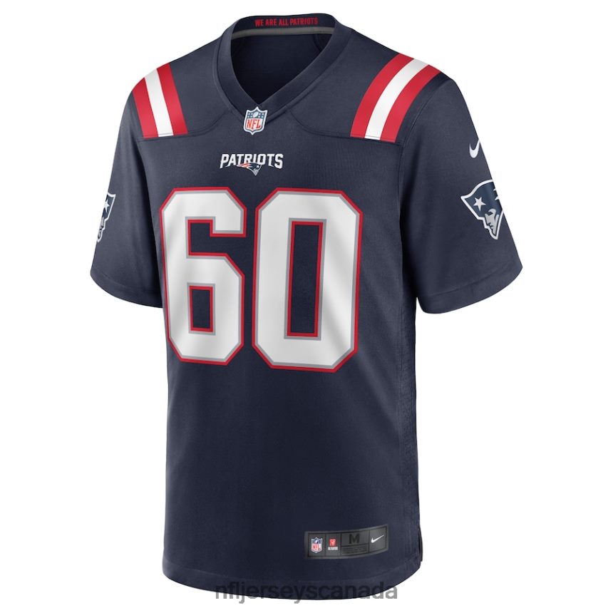 Men New England Patriots David Andrews Nike Navy Game Jersey Clothing NFL TBXFR61292