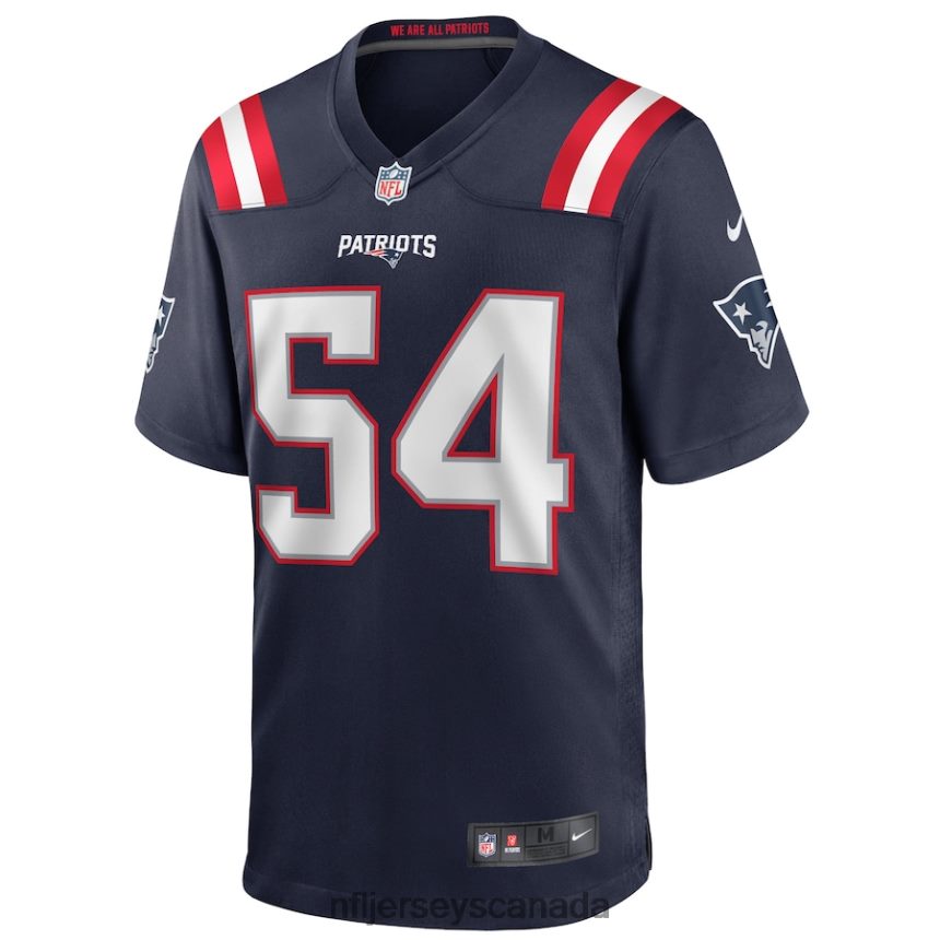 Men New England Patriots Dont\a Hightower Nike Navy Game Player Jersey Clothing NFL TBXFR6946