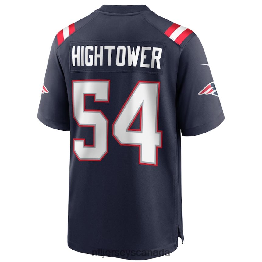 Men New England Patriots Dont\a Hightower Nike Navy Game Player Jersey Clothing NFL TBXFR6946
