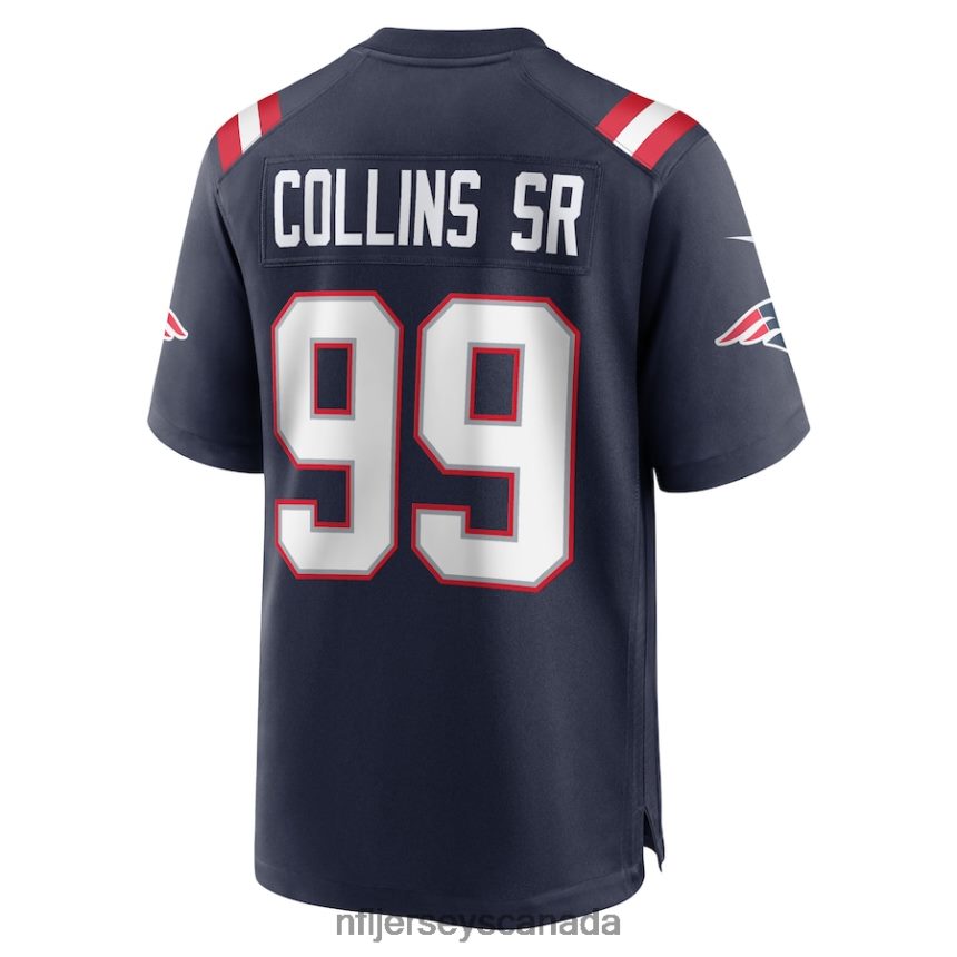 Men New England Patriots Jamie Collins Sr Nike Navy Home Game Player Jersey Clothing NFL TBXFR66534