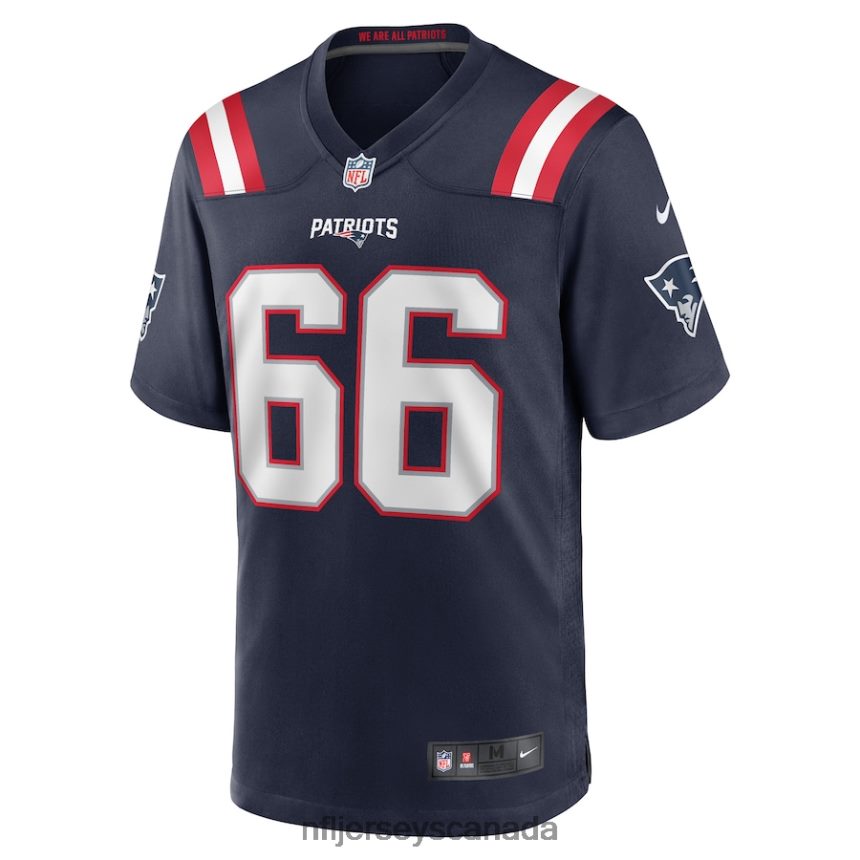 Men New England Patriots Kody Russey Nike Navy Game Player Jersey Clothing NFL TBXFR63264