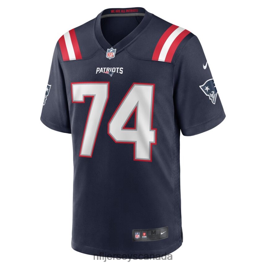 Men New England Patriots LaBryan Ray Nike Navy Game Player Jersey Clothing NFL TBXFR67046