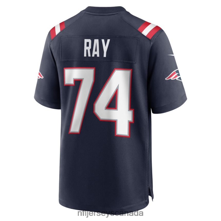 Men New England Patriots LaBryan Ray Nike Navy Game Player Jersey Clothing NFL TBXFR67046