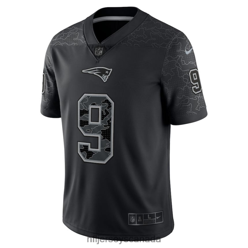 Men New England Patriots Matthew Judon Nike Black RFLCTV Limited Jersey Clothing NFL TBXFR62459
