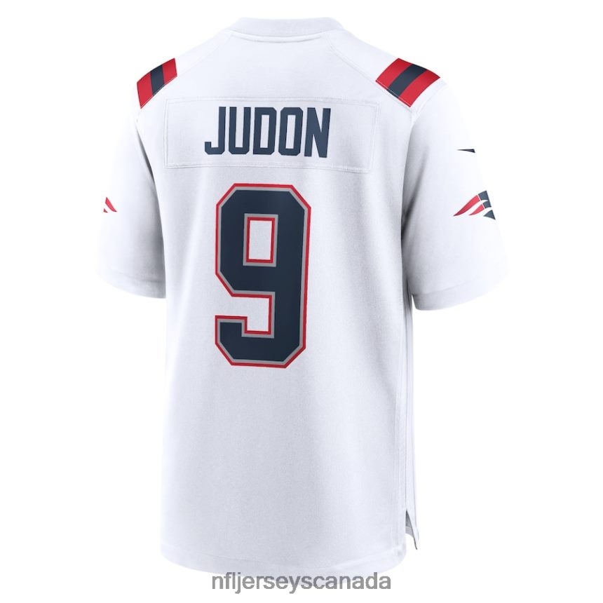 Men New England Patriots Matthew Judon Nike White Game Jersey Clothing NFL TBXFR6604