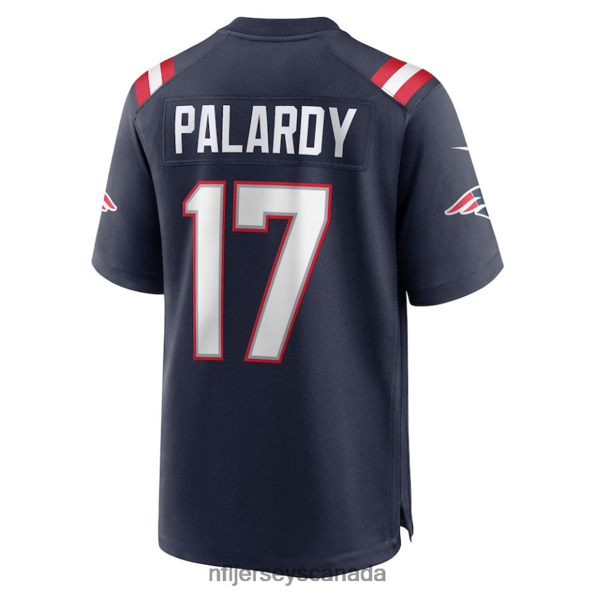 Men New England Patriots Michael Palardy Nike Navy Home Game Player Jersey Clothing NFL TBXFR64215