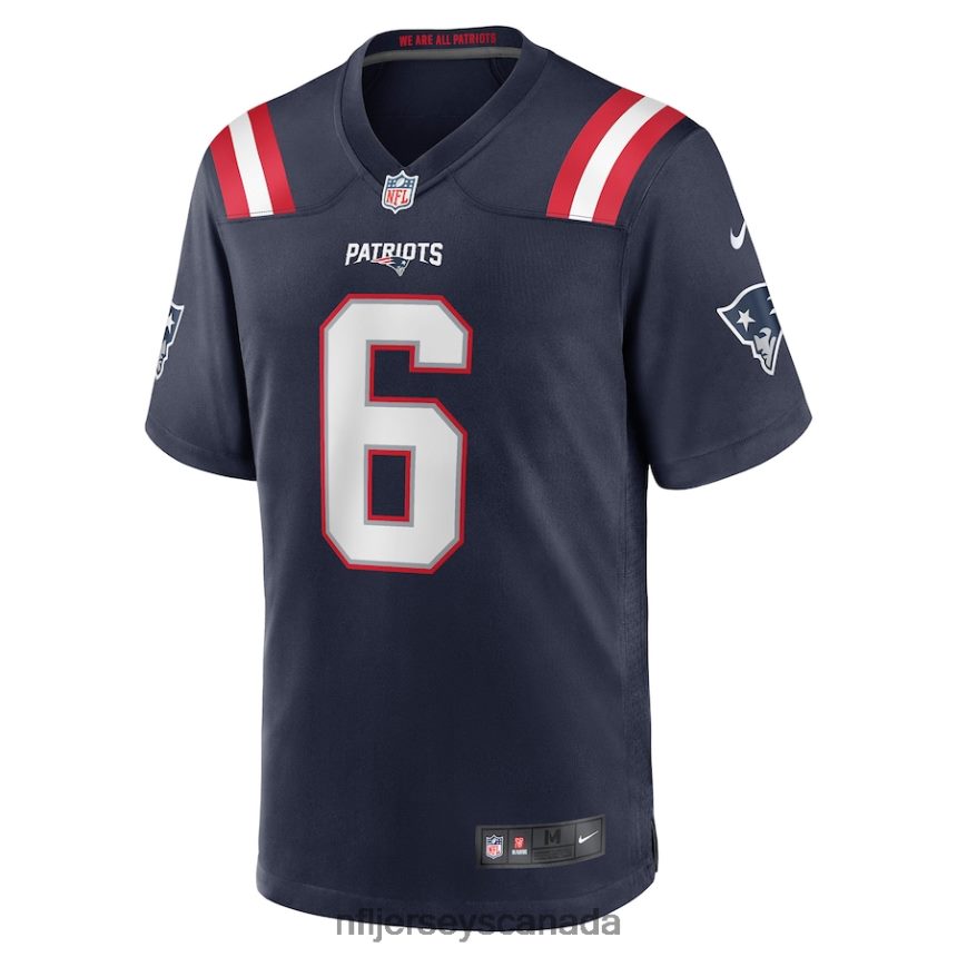 Men New England Patriots Nick Folk Nike Navy Game Jersey Clothing NFL TBXFR63634