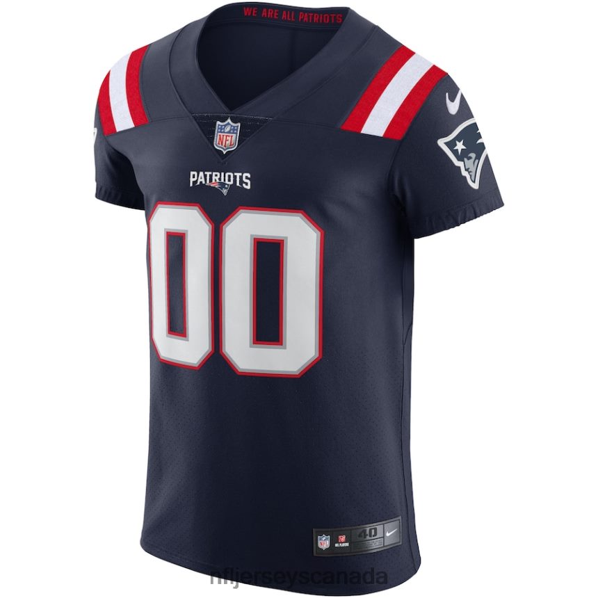 Men New England Patriots Nike Navy Vapor Elite Custom Jersey Clothing NFL TBXFR65204