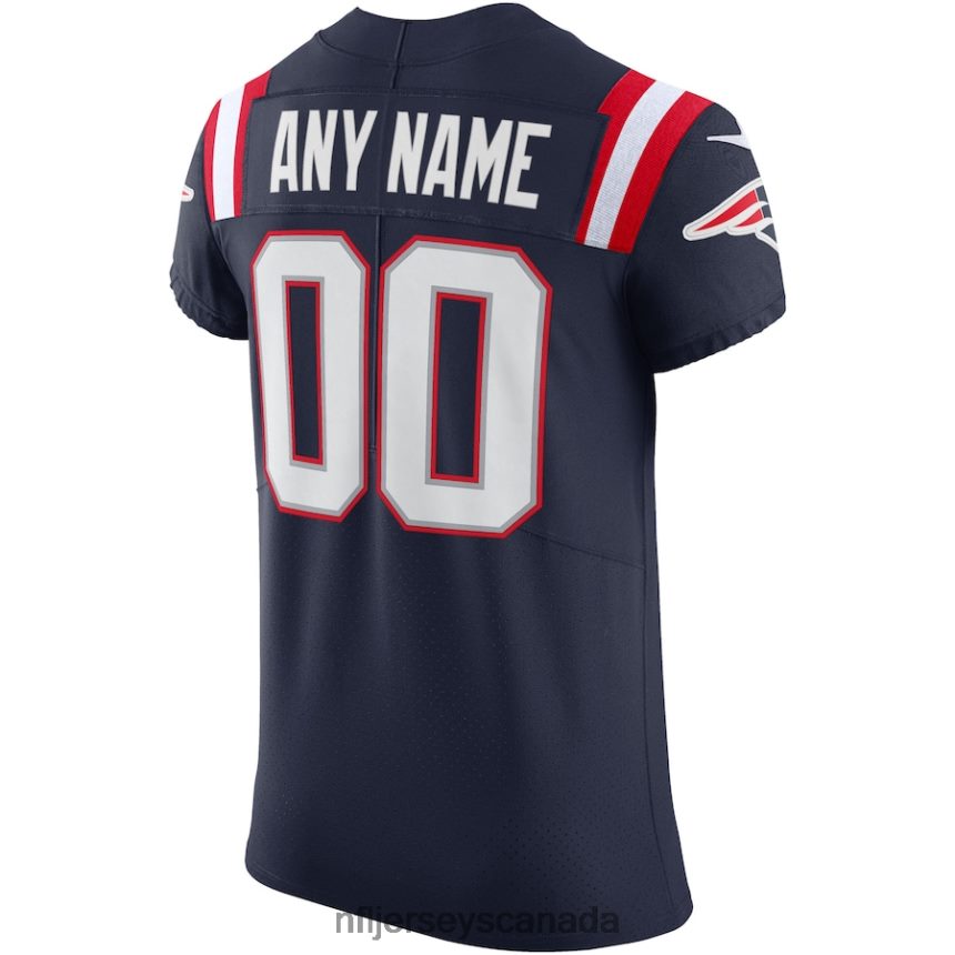 Men New England Patriots Nike Navy Vapor Elite Custom Jersey Clothing NFL TBXFR65204