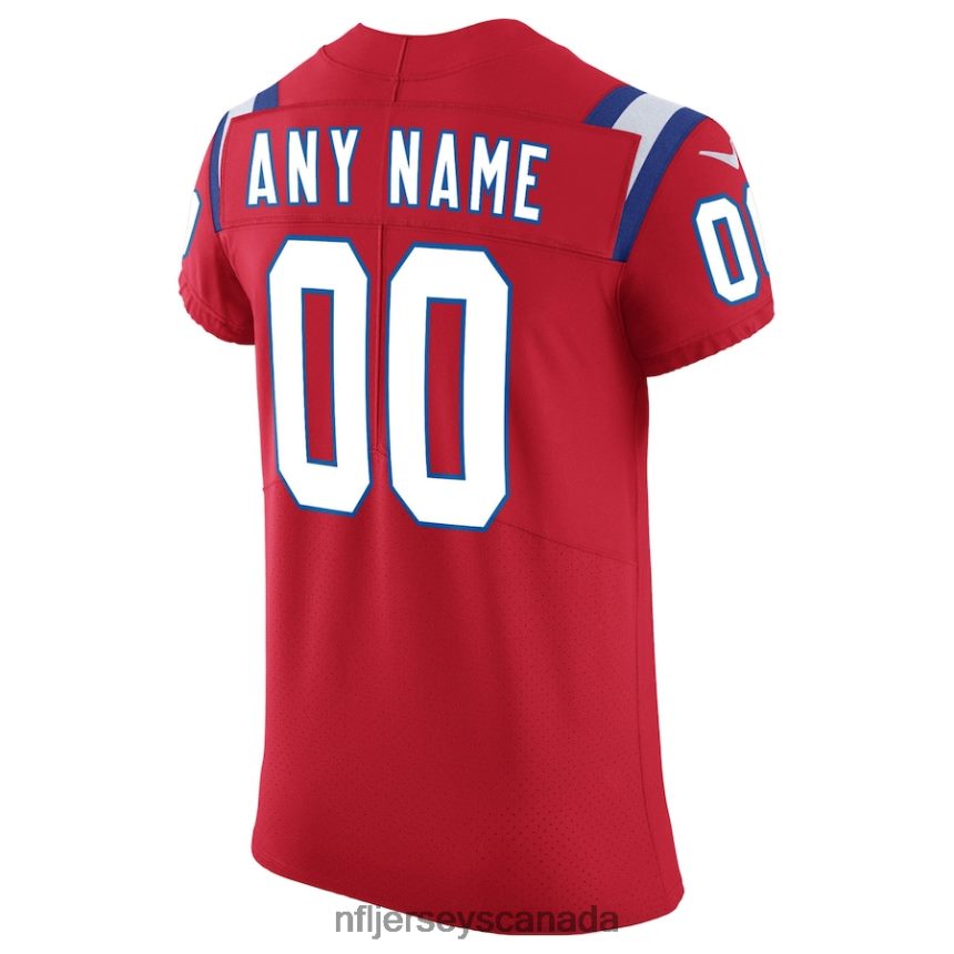 Men New England Patriots Nike Red Vapor Untouchable Custom Elite Jersey Clothing NFL TBXFR65102