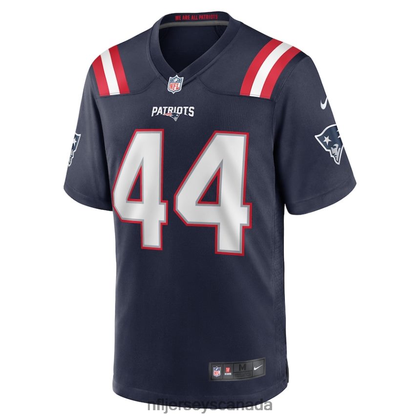 Men New England Patriots Raleigh Webb Nike Navy Home Game Player Jersey Clothing NFL TBXFR66710