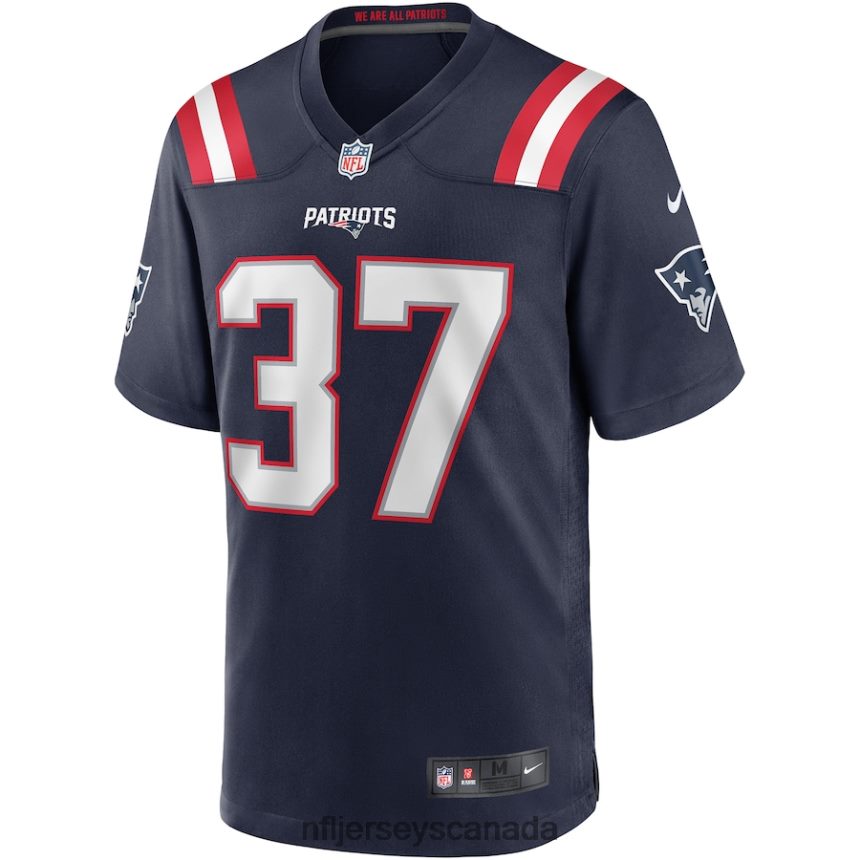 Men New England Patriots Rodney Harrison Nike Navy Game Retired Player Jersey Clothing NFL TBXFR63851