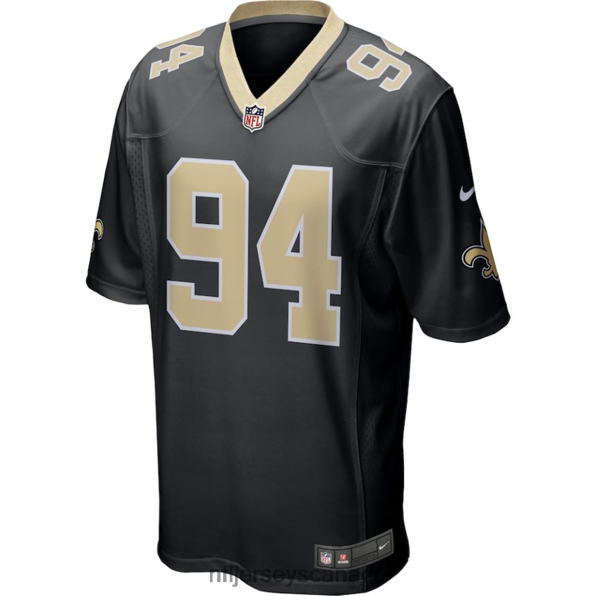 Men New Orleans Saints Cameron Jordan Nike Black Game Jersey Clothing NFL TBXFR6664