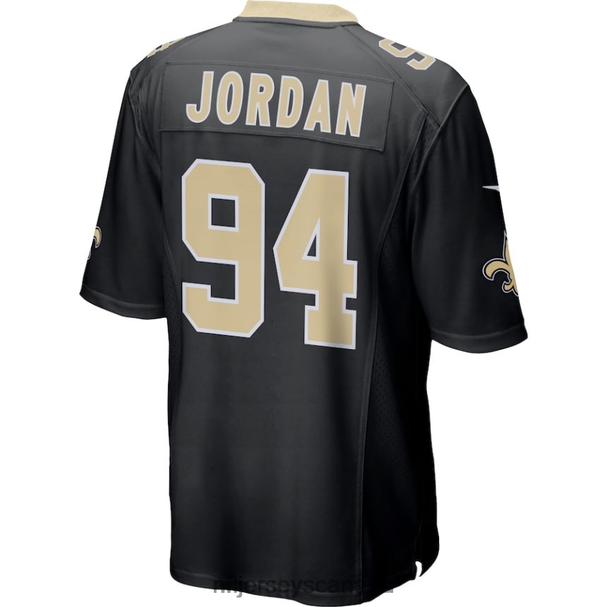 Men New Orleans Saints Cameron Jordan Nike Black Game Jersey Clothing NFL TBXFR6664