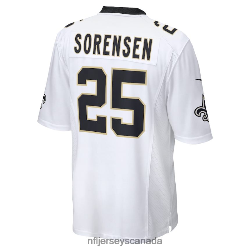 Men New Orleans Saints Daniel Sorensen Nike White Player Game Jersey Clothing NFL TBXFR64924