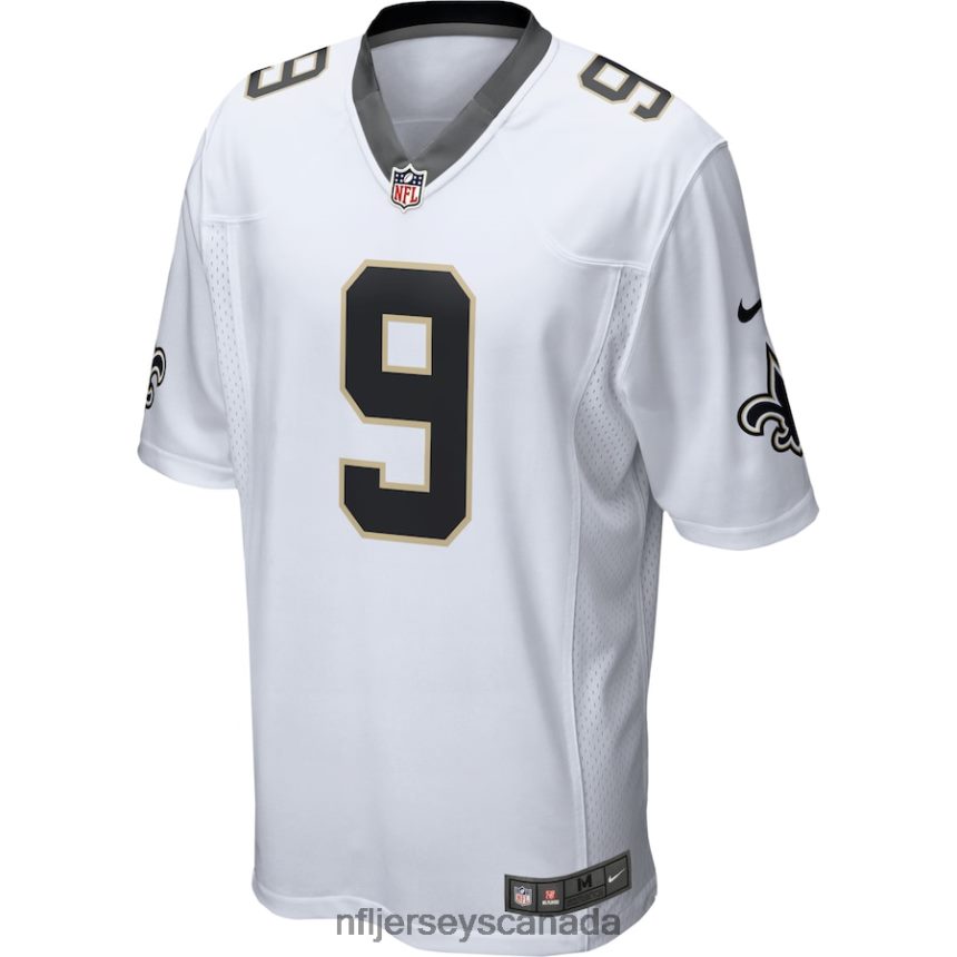 Men New Orleans Saints Drew Brees Nike White Game Jersey Clothing NFL TBXFR6606