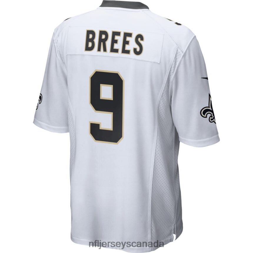 Men New Orleans Saints Drew Brees Nike White Game Jersey Clothing NFL TBXFR6606