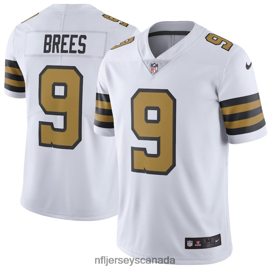 Men New Orleans Saints Drew Brees Nike White Vapor Untouchable Color Rush Limited Player Jersey Clothing NFL TBXFR6744