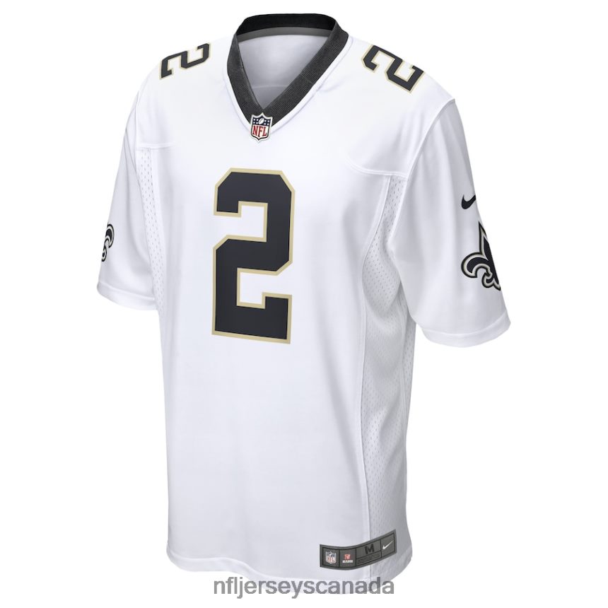 Men New Orleans Saints Jameis Winston Nike White Game Player Jersey Clothing NFL TBXFR64764