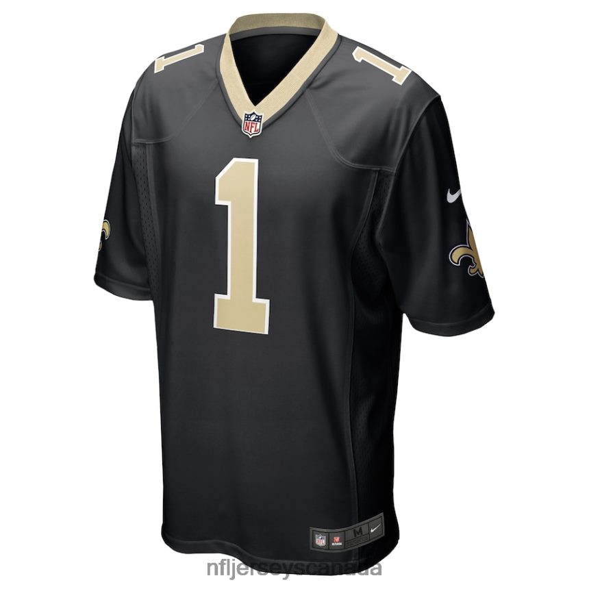 Men New Orleans Saints Marquez Callaway Nike Black Game Jersey Clothing NFL TBXFR61579