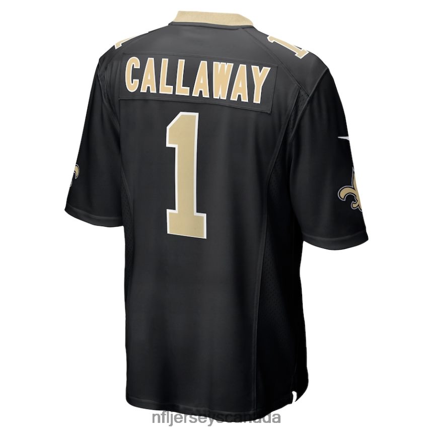 Men New Orleans Saints Marquez Callaway Nike Black Game Jersey Clothing NFL TBXFR61579