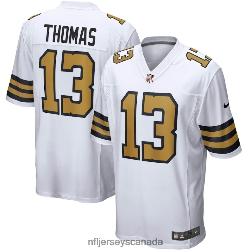 Men New Orleans Saints Michael Thomas Nike White Alternate Game Jersey Clothing NFL TBXFR64827