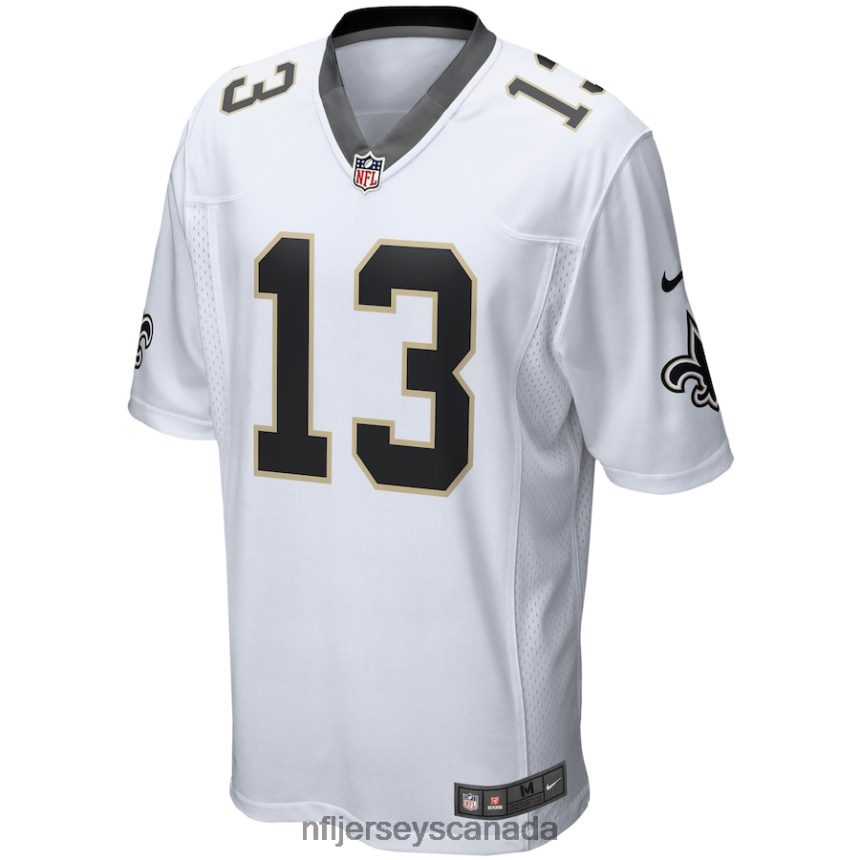 Men New Orleans Saints Michael Thomas Nike White Game Player Jersey Clothing NFL TBXFR62642