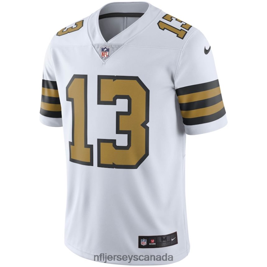 Men New Orleans Saints Michael Thomas Nike White Vapor Untouchable Color Rush Limited Player Jersey Clothing NFL TBXFR63458