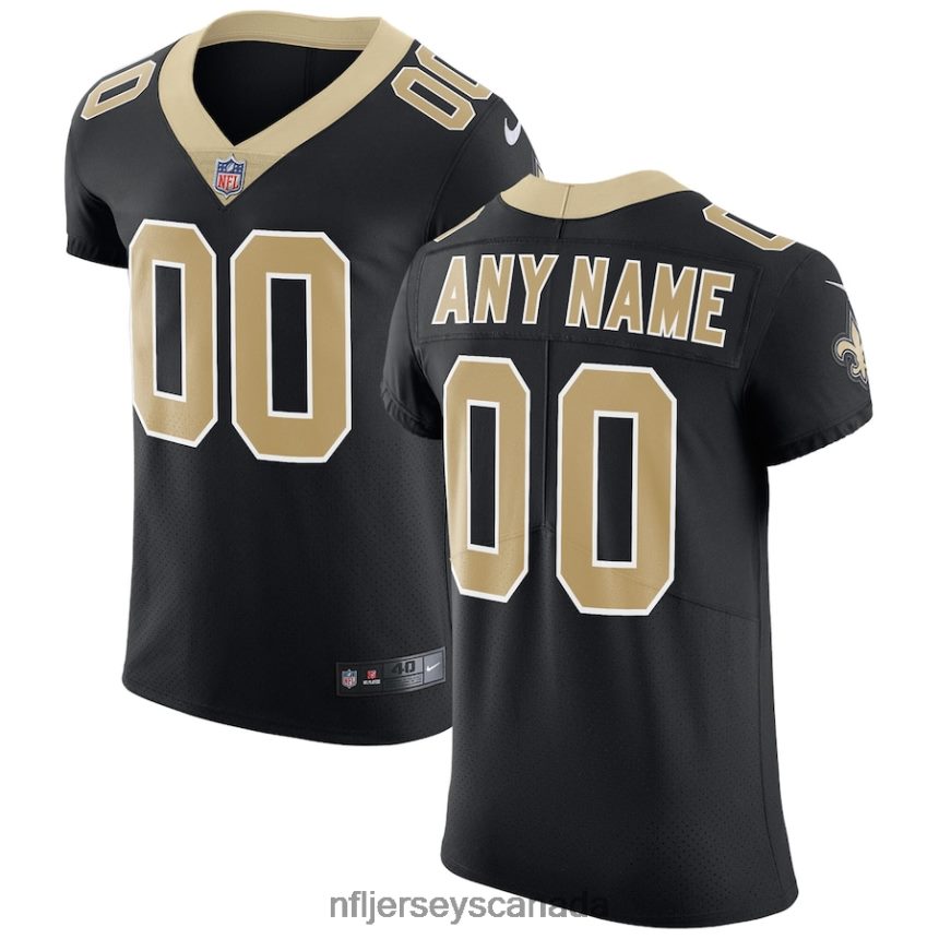 Men New Orleans Saints Nike Black Vapor Untouchable Custom Elite Jersey Clothing NFL TBXFR6618