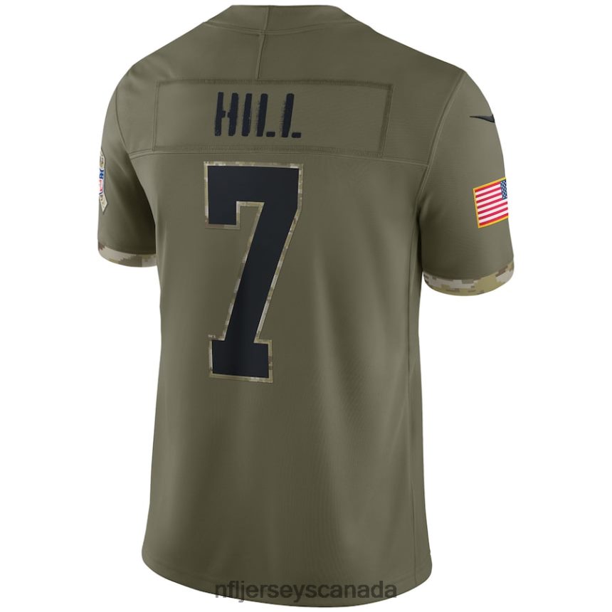 Men New Orleans Saints Nike Olive 2022 Salute To Service Limited Jersey Clothing NFL TBXFR63498