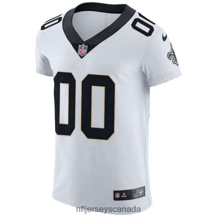 Men New Orleans Saints Nike White Vapor Untouchable Elite Custom Jersey Clothing NFL TBXFR64823