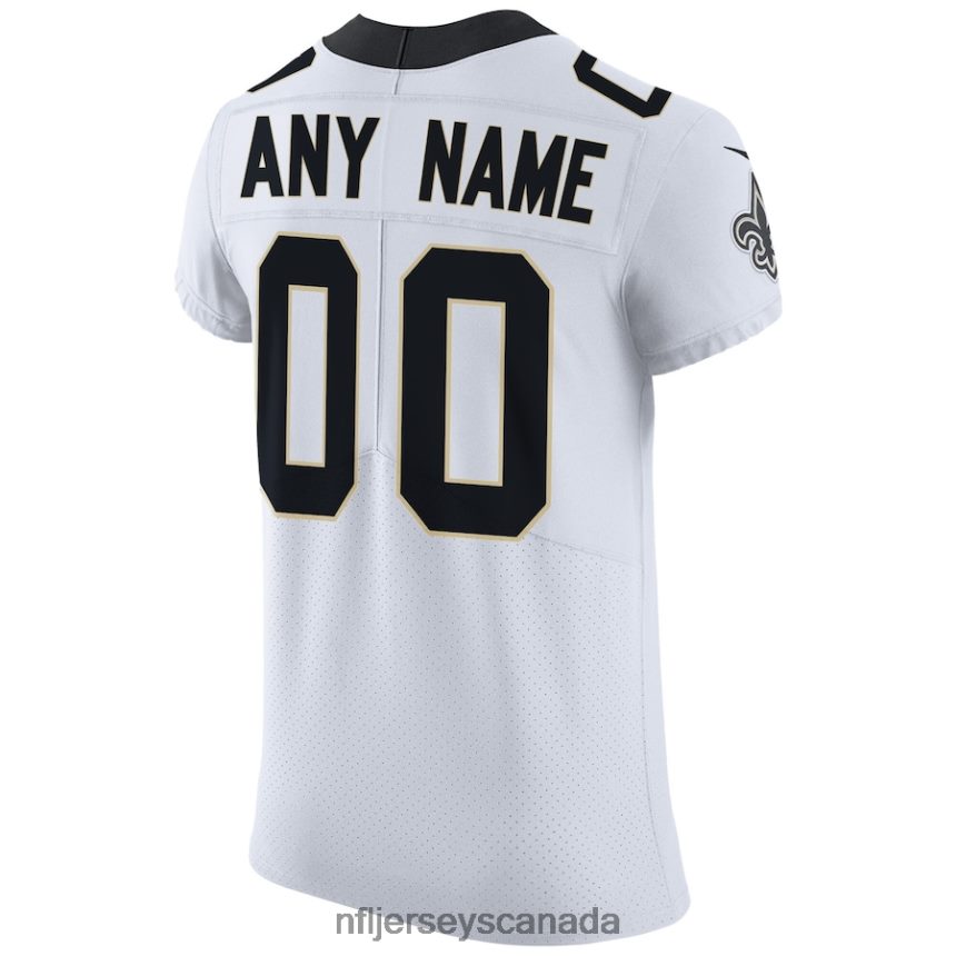 Men New Orleans Saints Nike White Vapor Untouchable Elite Custom Jersey Clothing NFL TBXFR64823