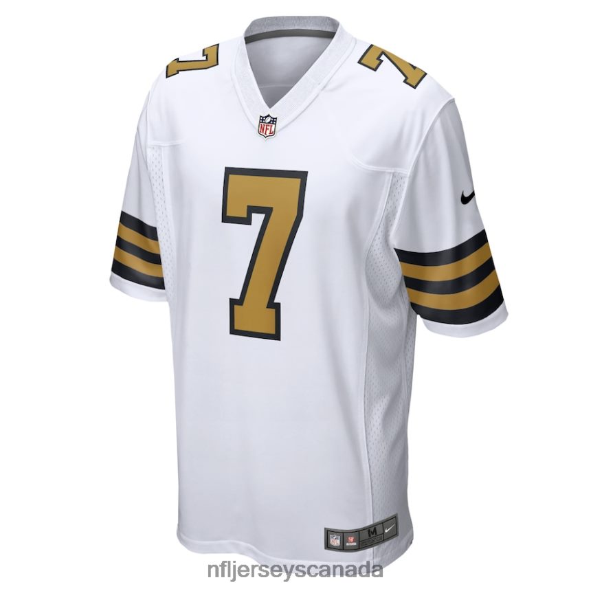 Men New Orleans Saints Taysom Hill Nike White Alternate Game Jersey Clothing NFL TBXFR62037