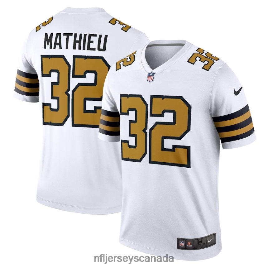 Men New Orleans Saints Tyrann Mathieu Nike White Legend Jersey Clothing NFL TBXFR61758