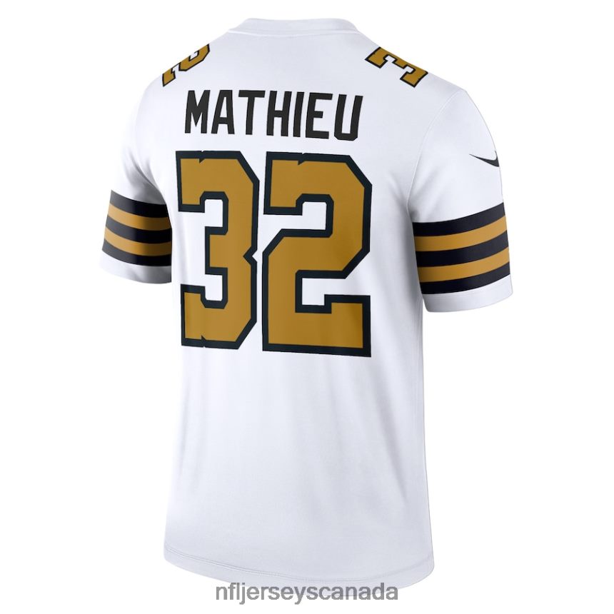 Men New Orleans Saints Tyrann Mathieu Nike White Legend Jersey Clothing NFL TBXFR61758