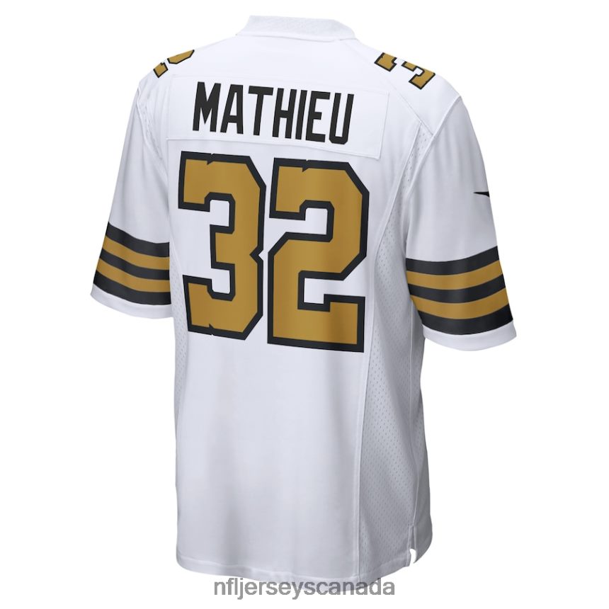 Men New Orleans Saints Tyrann Mathieu Nike White Player Game Jersey Clothing NFL TBXFR61887
