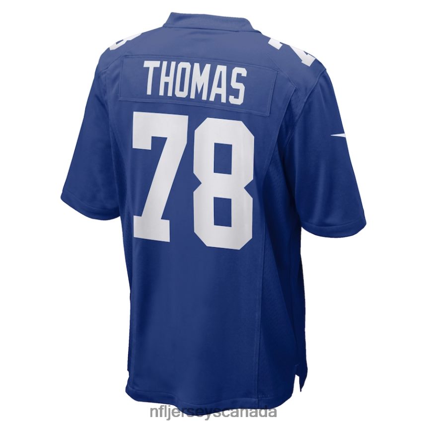 Men New York Giants Andrew Thomas Nike Royal Player Game Jersey Clothing NFL TBXFR61857
