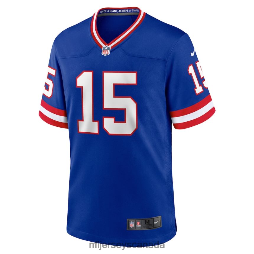 Men New York Giants Collin Johnson Nike Royal Classic Player Game Jersey Clothing NFL TBXFR67076
