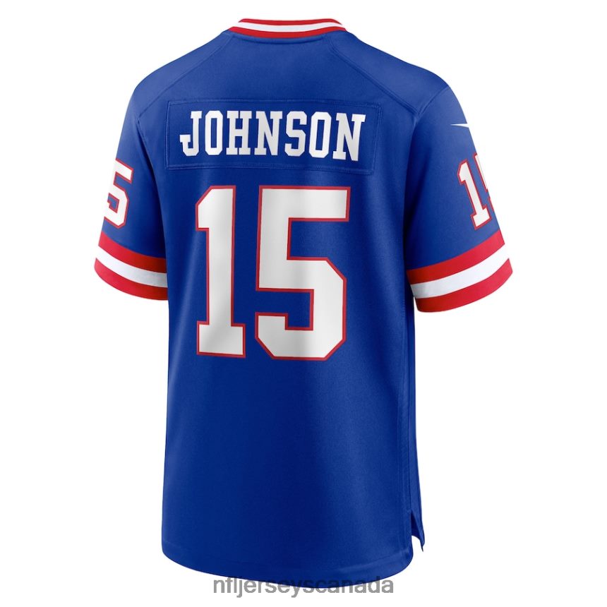 Men New York Giants Collin Johnson Nike Royal Classic Player Game Jersey Clothing NFL TBXFR67076