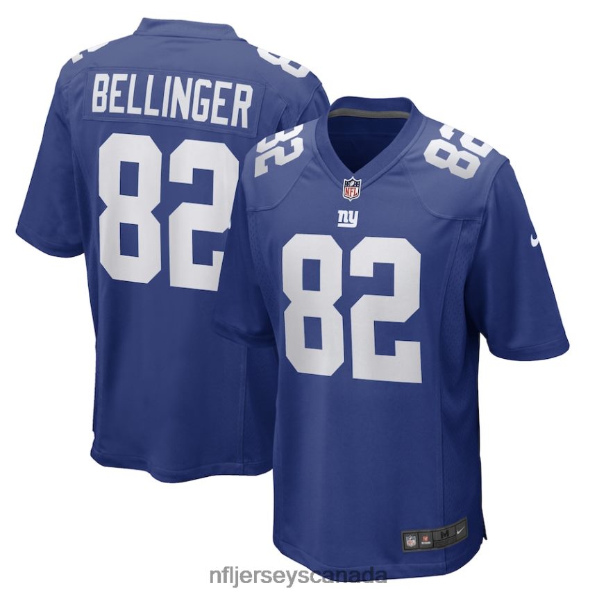 Men New York Giants Daniel Bellinger Nike Royal Game Player Jersey Clothing NFL TBXFR63008