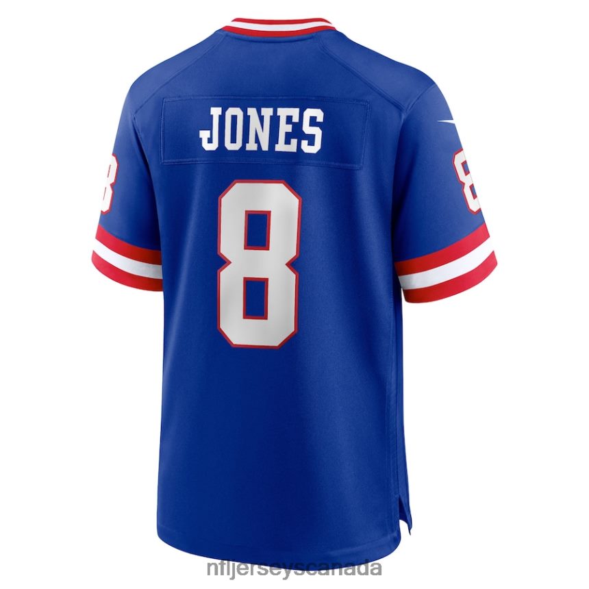 Men New York Giants Daniel Jones Nike Royal Classic Player Game Jersey Clothing NFL TBXFR656