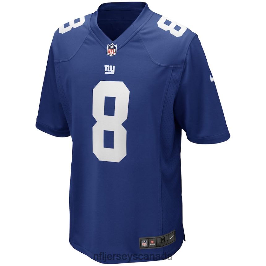 Men New York Giants Daniel Jones Nike Royal Game Player Jersey Clothing NFL TBXFR61181