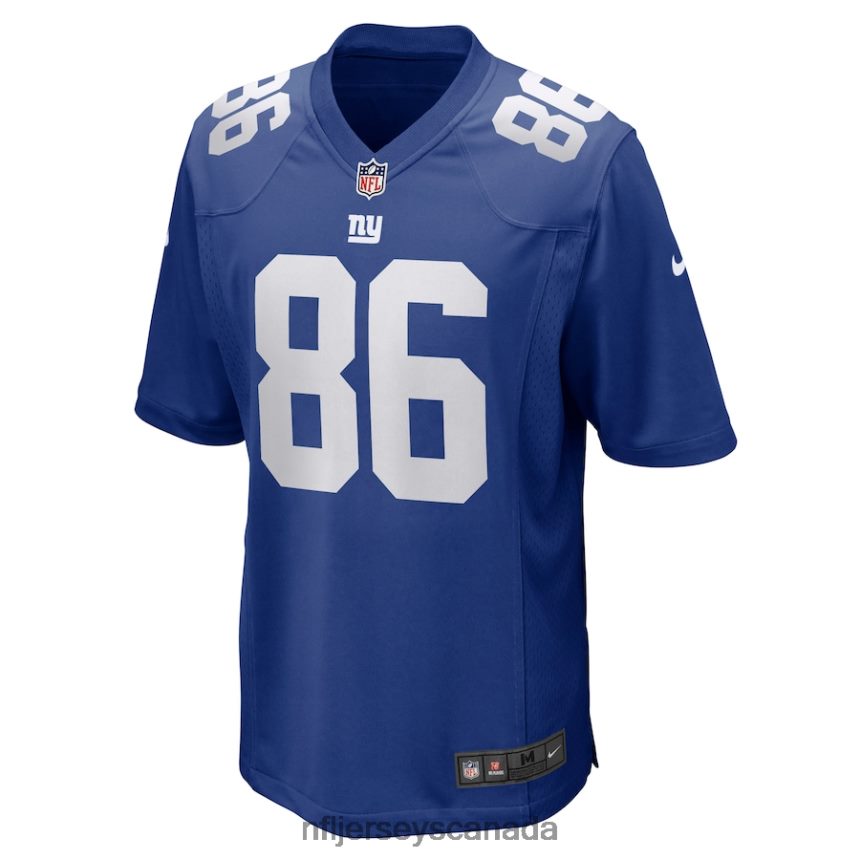 Men New York Giants Darius Slayton Nike Royal Game Jersey Clothing NFL TBXFR62001