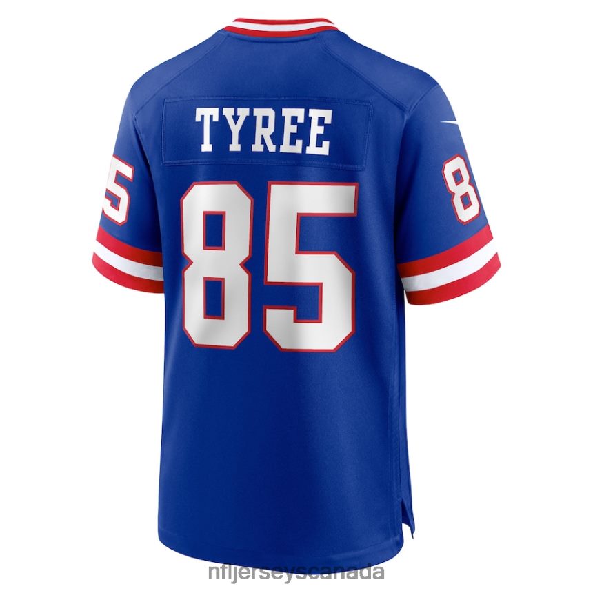 Men New York Giants David Tyree Nike Royal Classic Retired Player Game Jersey Clothing NFL TBXFR65001