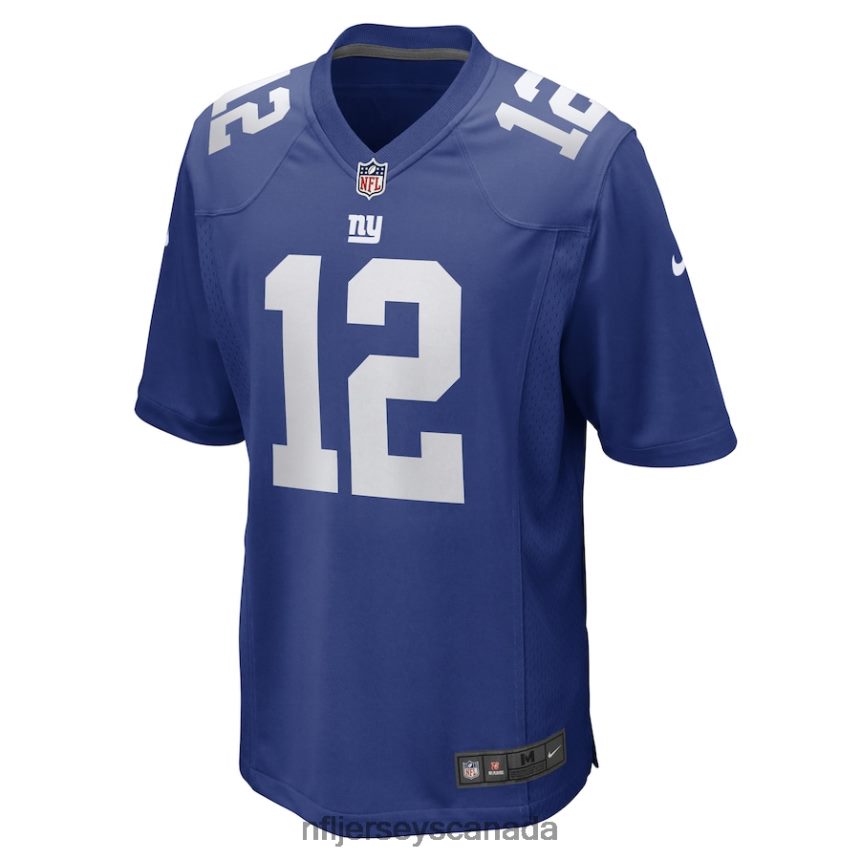 Men New York Giants Davis Webb Nike Royal Game Player Jersey Clothing NFL TBXFR65869