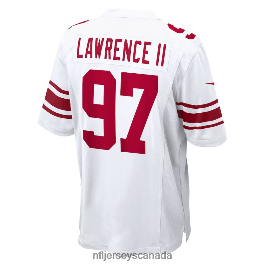 Men New York Giants Dexter Lawrence II Nike White Game Player Jersey Clothing NFL TBXFR6418