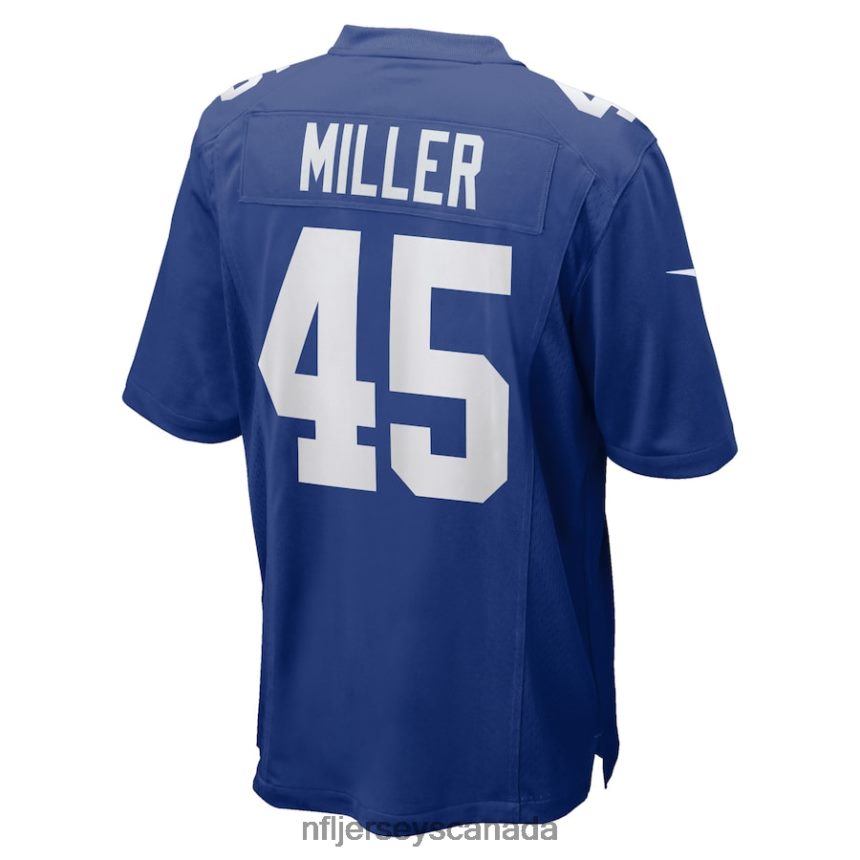 Men New York Giants Dre Miller Nike Royal Home Game Player Jersey Clothing NFL TBXFR67063