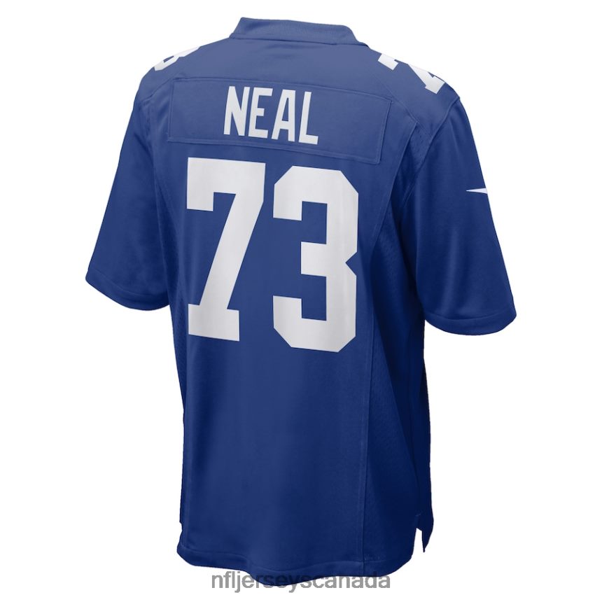 Men New York Giants Evan Neal Nike Royal Player Game Jersey Clothing NFL TBXFR64081