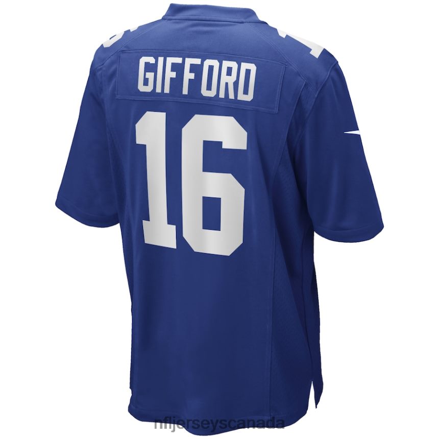 Men New York Giants Frank Gifford Nike Royal Game Retired Player Jersey Clothing NFL TBXFR63117